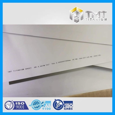Medisch GR.2/GR.3/GR.4/GR.1 Titanium implanteerbaar blad voor medisch gebruik