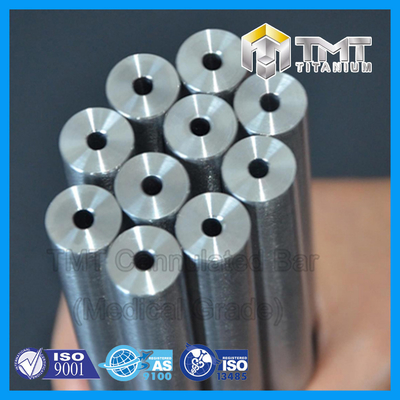 DE BAR VAN ASTM F136/TI-6AL-4V ELI/GR23 CANNULATED